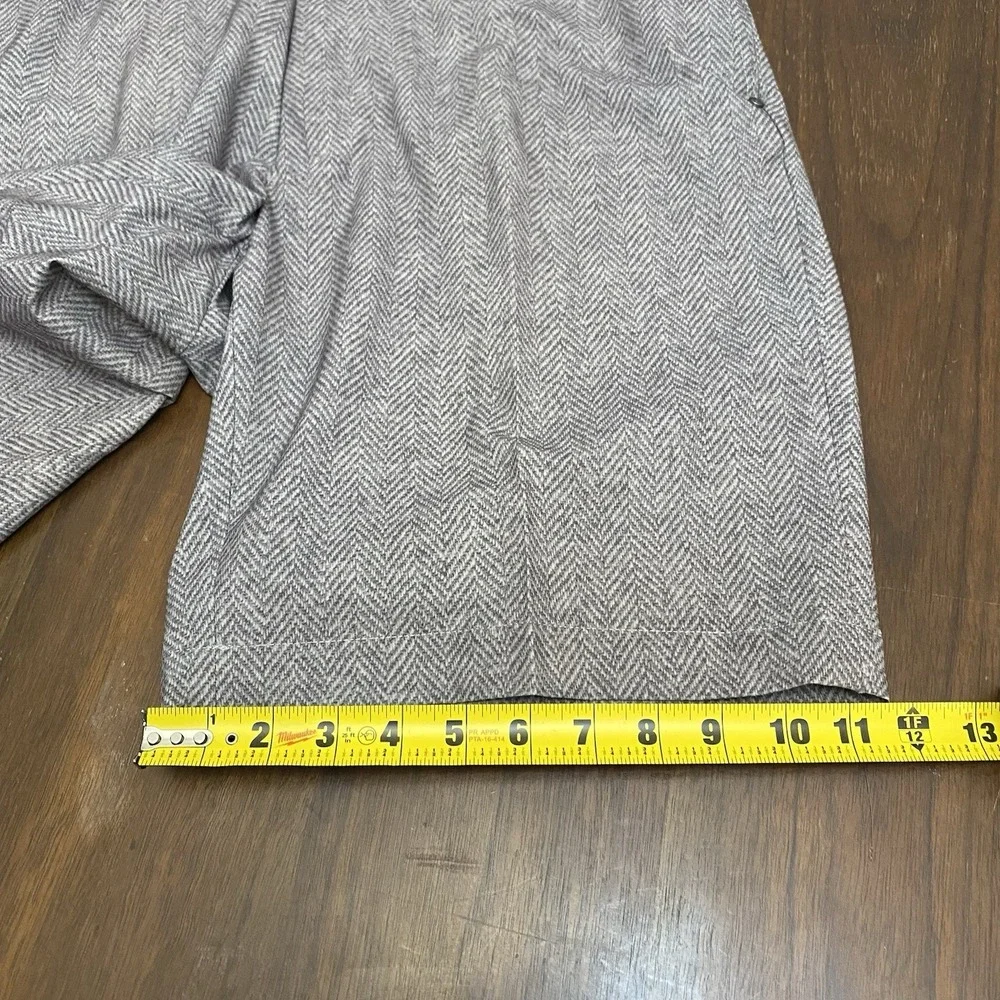 RLX Polo Ralph Lauren Shorts Men 36 Gray Khaki Stretch Classic Fit Chino Golf